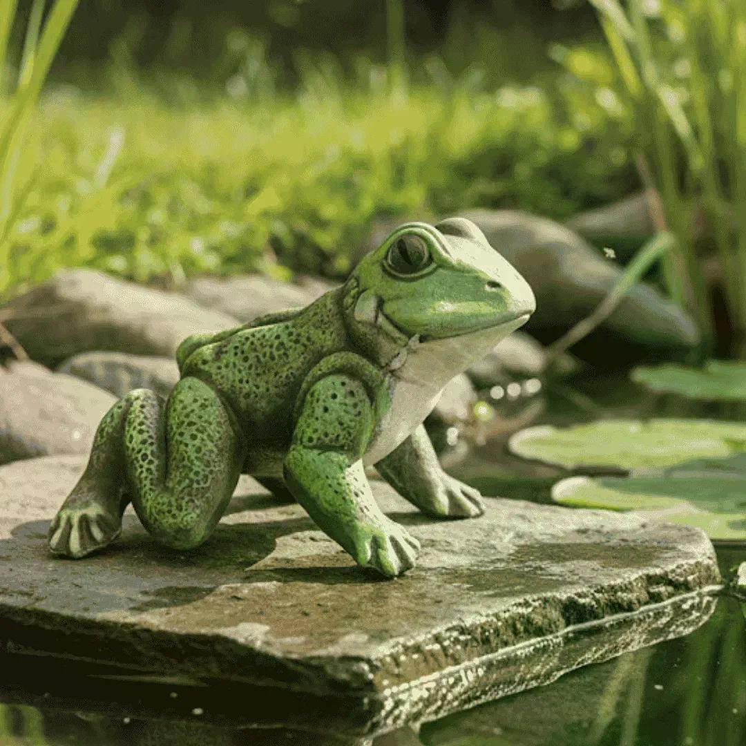 mrazuodolná keramická dekorace žába skokan léto